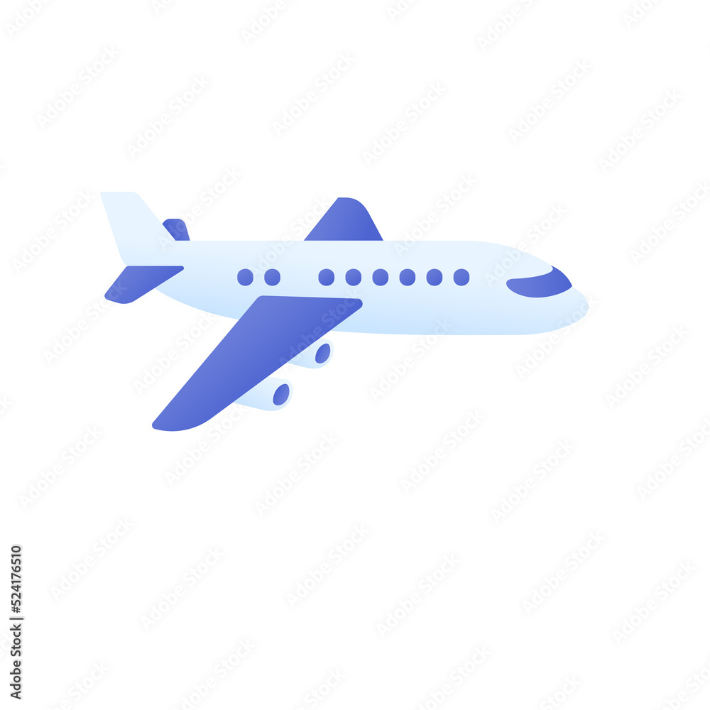Passenger plane flying in the sky side view. travel concept Passenger plane flying in the sky side view. travel concept