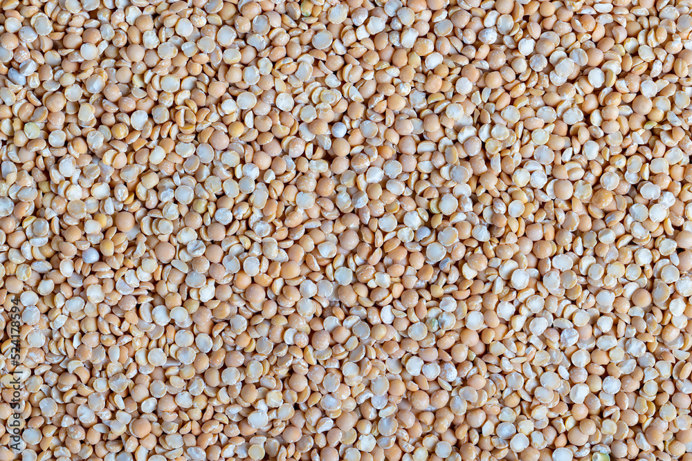 Raw, dry and not cooked porridge of peas on the table Raw, dry and not cooked porridge of peas on the table