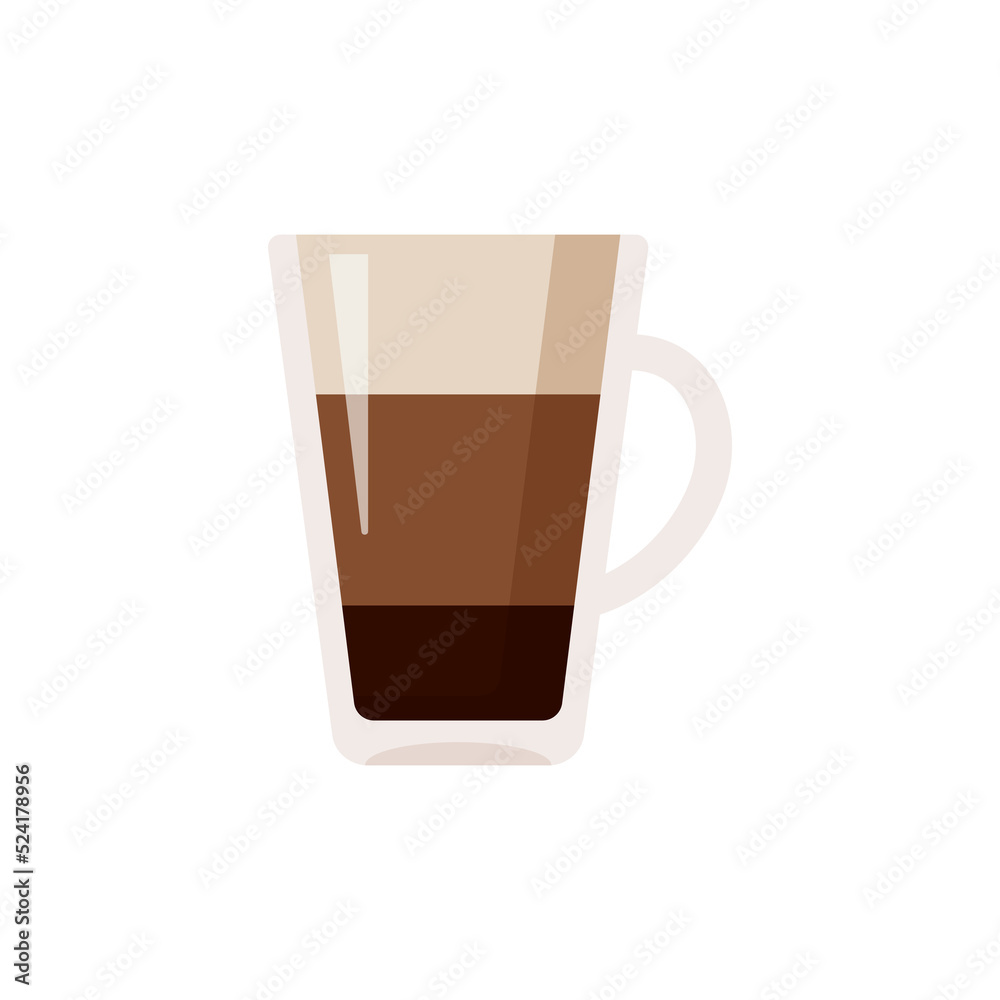 Hot coffee mug vector. Popular drink menu in the cafe For drinking to wake up in the morning Hot coffee mug vector. Popular drink menu in the cafe For drinking to wake up in the morning