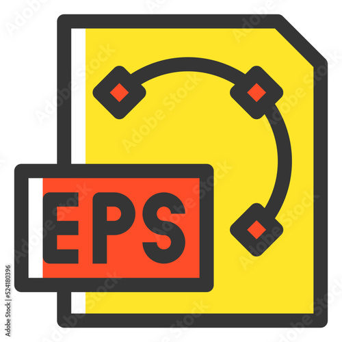 eps file format Icon Illustration