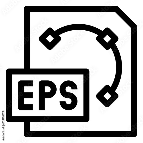 eps file format Icon Illustration