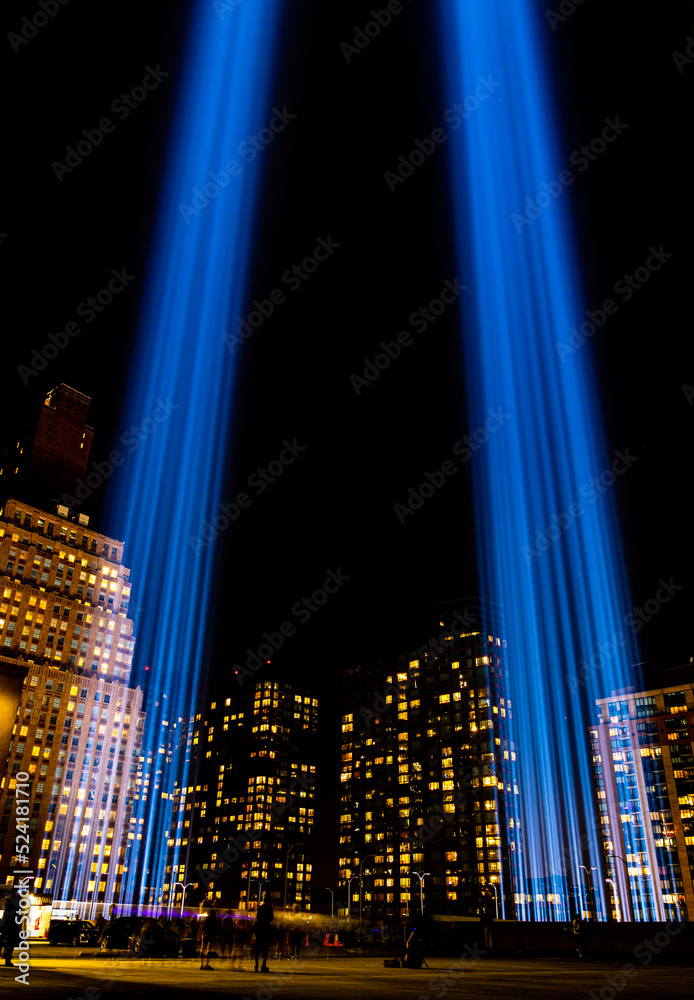 Obraz premium city skyline at night