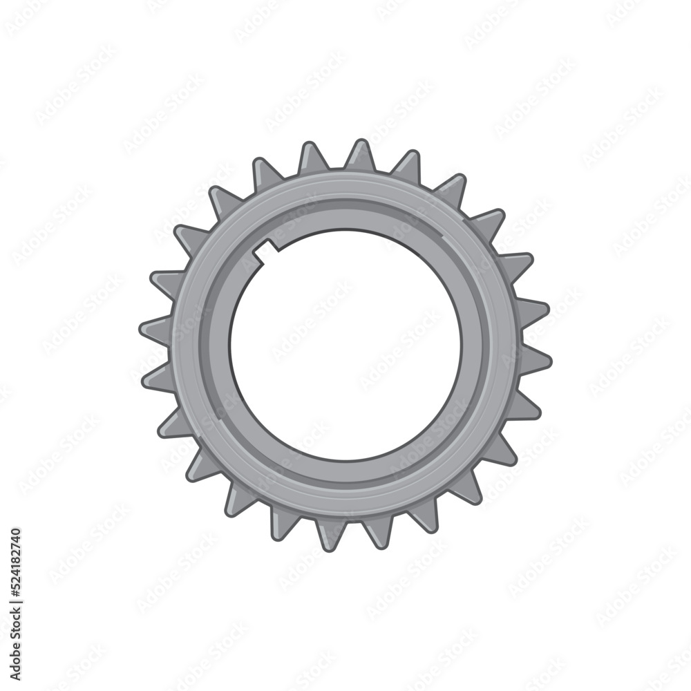 Cogwheel car detail isolated vehicle spare part icon. Vector mechanical moving mechanism, metal engine gear, industrial transmission crankshaft gearwheel, cog screw-wheel, symbol of progress Cogwheel car detail isolated vehicle spare part icon. Vector mechanical moving mechanism, metal engine gear, industrial transmission crankshaft gearwheel, cog screw-wheel, symbol of progress
