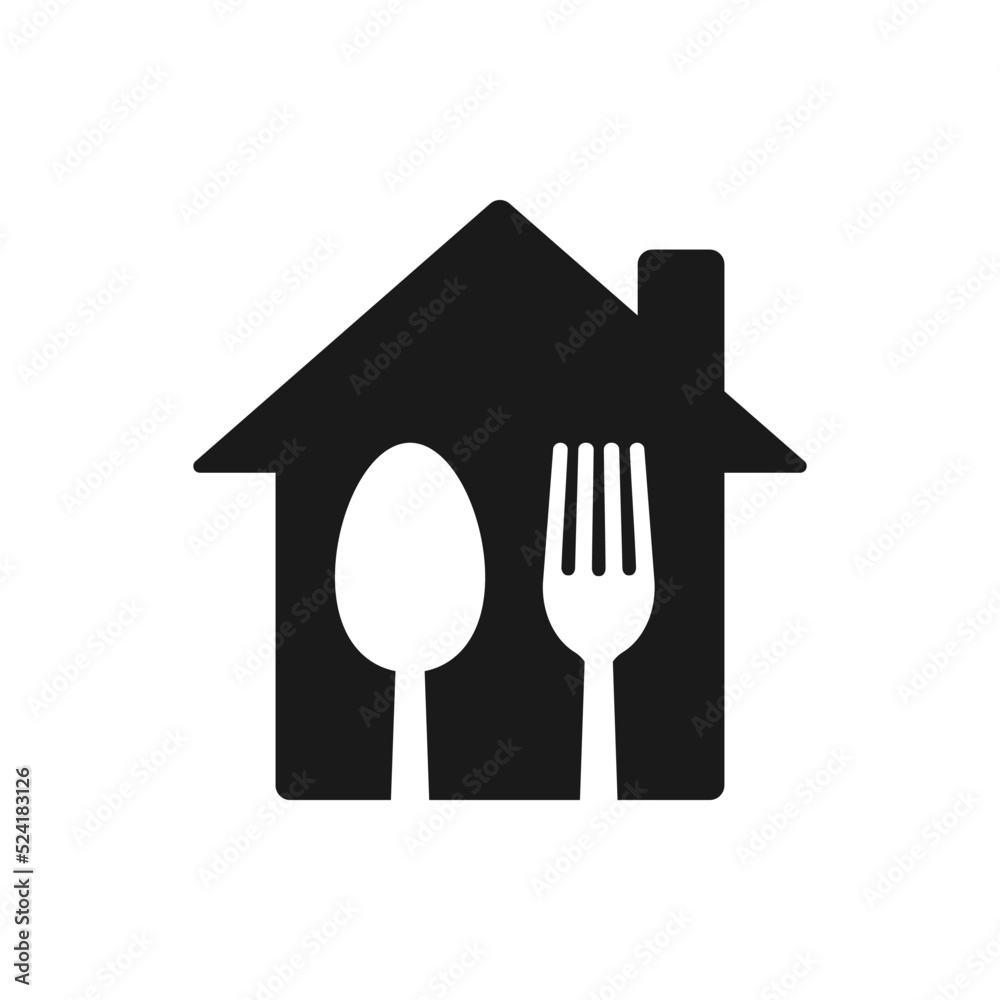 Fototapeta premium Restaurant icon design isolated on white background. Vector illustration