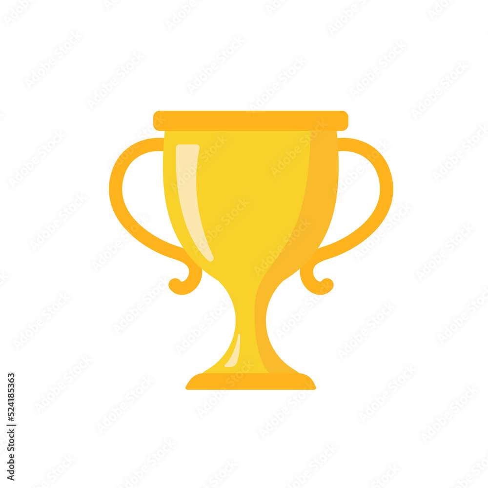 golden trophy For the winners of the sport achievement award concept golden trophy For the winners of the sport achievement award concept