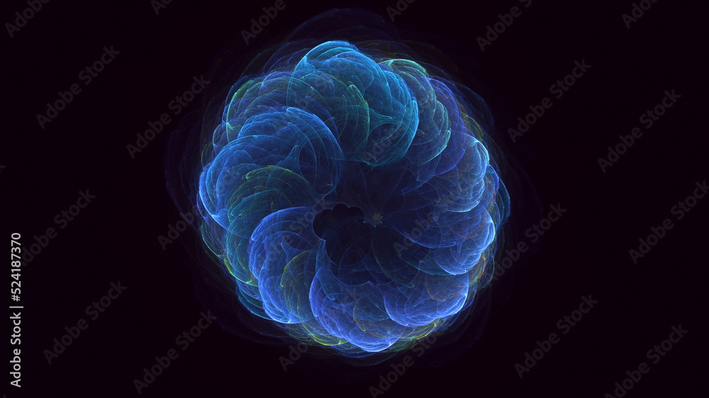 3D rendering abstract circle light background 3D rendering abstract circle light background