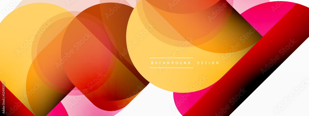 Round triangle shapes lines and circles. Geometric vector illustration for wallpaper banner background or landing page Round triangle shapes lines and circles. Geometric vector illustration for wallpaper banner background or landing page