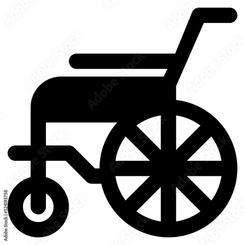 Wheelchair Icon Illustration
