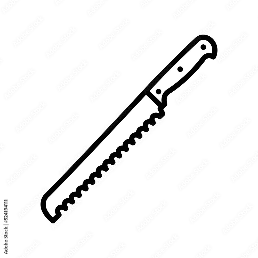 kitchen knife icon vector design template in white background kitchen knife icon vector design template in white background