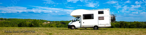 motorhome- camper van road trip, holiday adventure