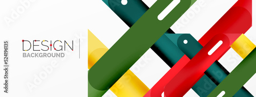 Background overlapping lines. Dynamic lines abstract wallpaper. Straight lines composition vector illustration for wallpaper banner background or landing page