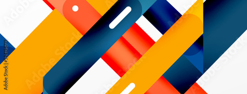 Background overlapping lines. Dynamic lines abstract wallpaper. Straight lines composition vector illustration for wallpaper banner background or landing page