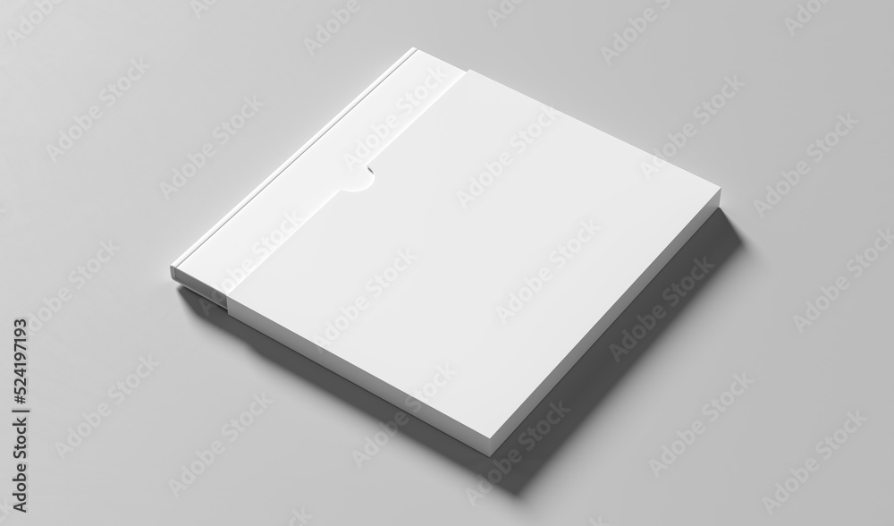 Slipcase book mock up isolated on white background. 3D illustration. Slipcase book mock up isolated on white background. 3D illustration.