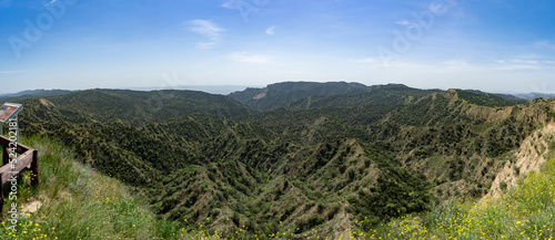 Mountain landscape in Vashlovani nature reserve