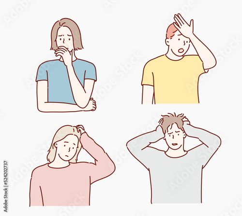 nervous and anxious people