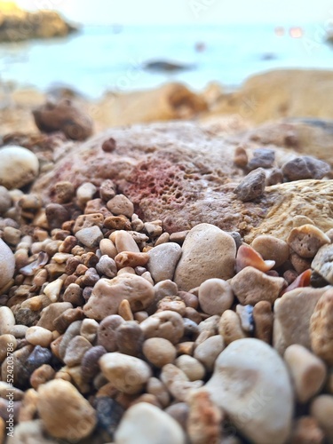 stones on the beach