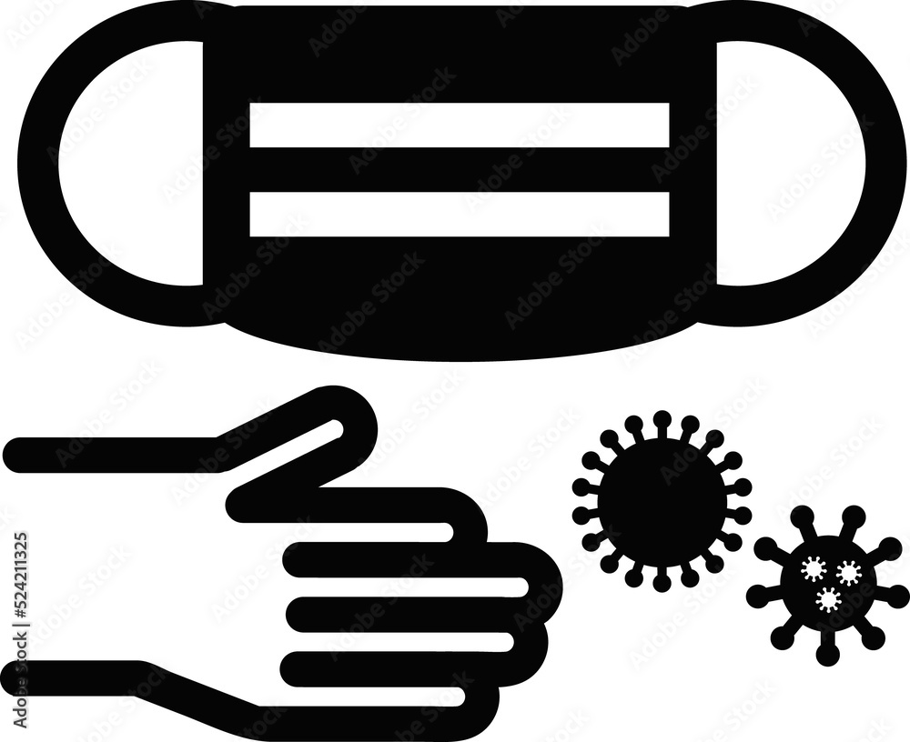 Covid 19 Virus Icon Vector Design Covid 19 Virus Icon Vector Design