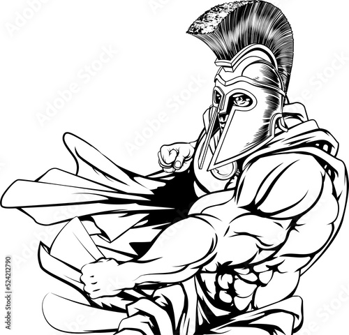 Spartan Character Punching