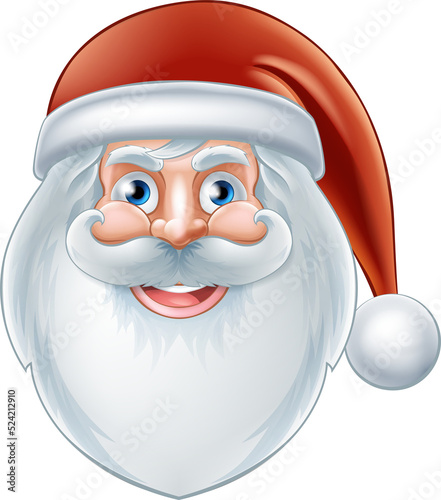 Cartoon Happy Santa Claus