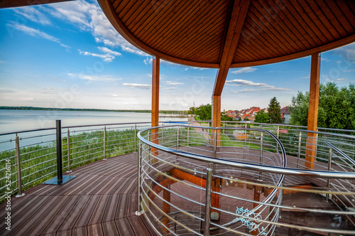 Viewing platform. Nowe Warpno, West Pomeranian Voivodeship, Poland. photo