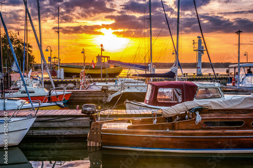 Marina. Nowe Warpno, West Pomeranian Voivodeship, Poland. photo