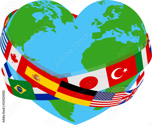 World Peace Flags Language ...