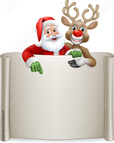 Santa Claus and Reindeer Ch...