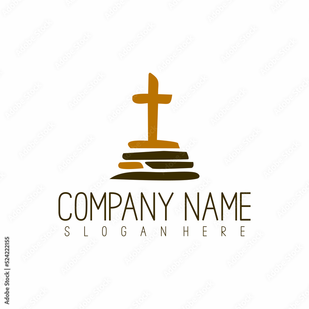 church illustration, christian cross vector design church illustration, christian cross vector design