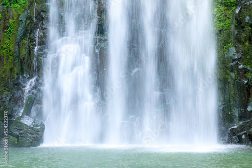                                     Sakuradaki Falls in summer. Ooita-ken Hita city.