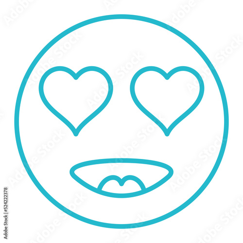 In Love Multicolor Line Icon