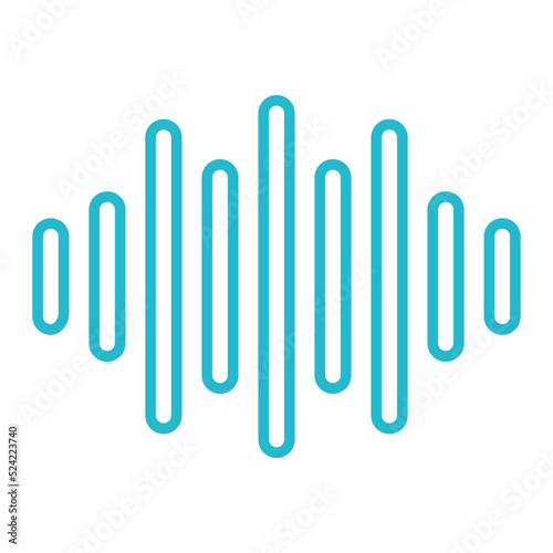 Voice Multicolor Line Icon