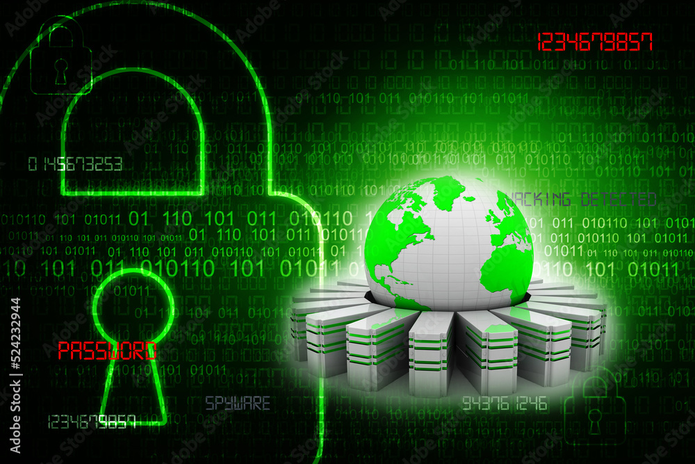 3d rendering Database storage illustration 3d rendering Database storage illustration