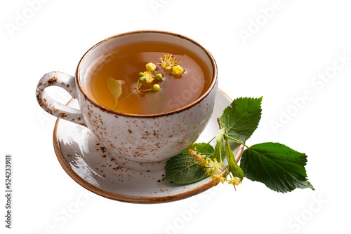 cup of tea with mint