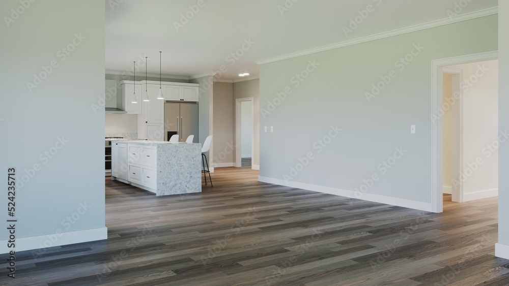 3d render of an empty interior. 3d render of an empty interior.