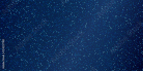 abstract blue technology pixel background, vector illustration