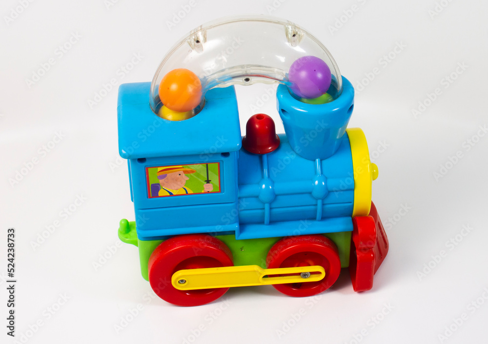 Plastic toy train