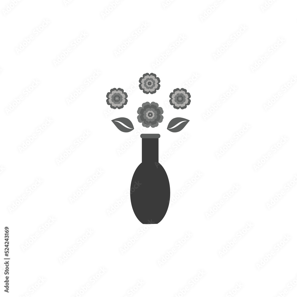 Flower vase vector icon. filled flat sign web design. Flowers bouquet. Symbol, logo illustration. Vector graphics Flower vase vector icon. filled flat sign web design. Flowers bouquet. Symbol, logo illustration. Vector graphics