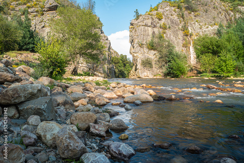 Cabril do Rio Ceira Gorge, also known as the Ceira River Gorge. Serpins, Lousa - Portugal. photo