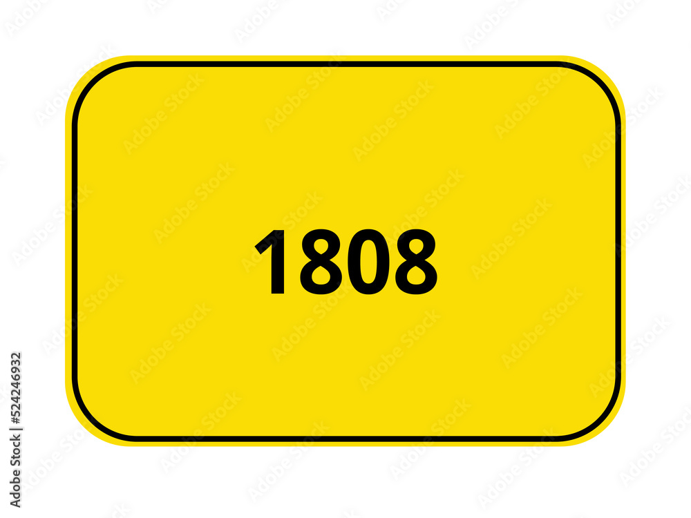 Ortseingangsschild Jahr - 1808 Ortseingangsschild Jahr - 1808