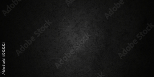 Dark Black stone concrete grunge texture background anthracite panorama. Panorama dark grey black slate background or texture.  