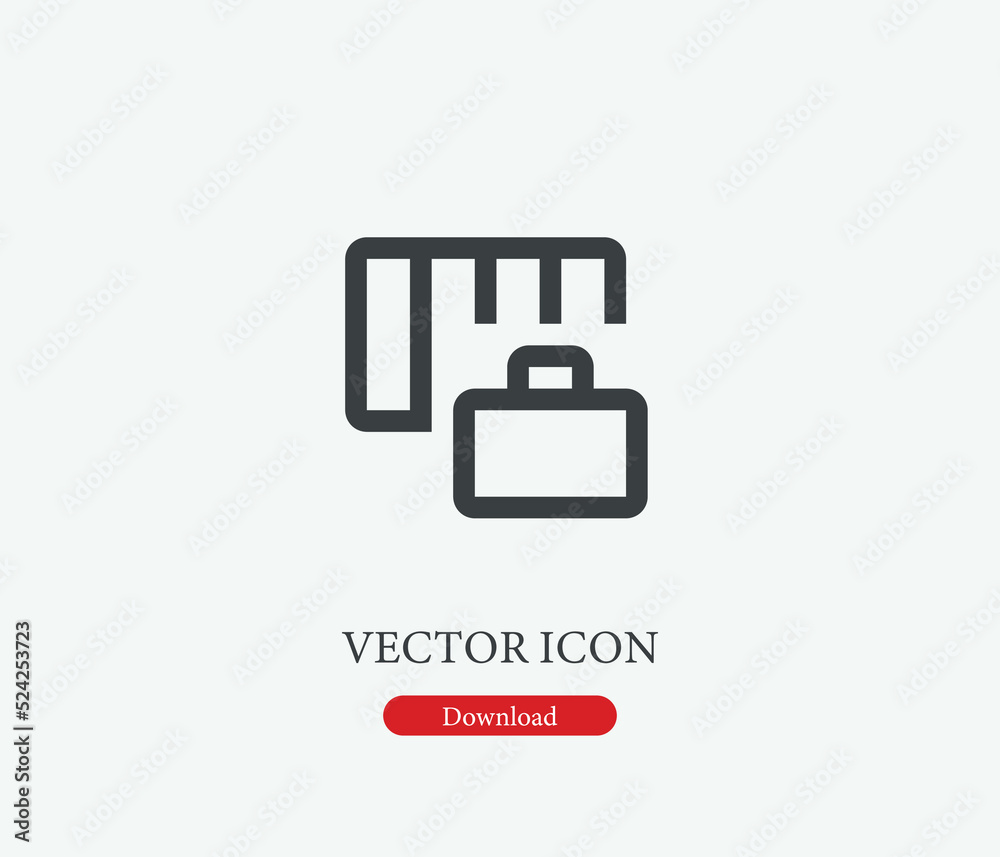 Travel vector icon. Editable stroke. Symbol in Line Art Style for Design, Presentation, Website or Mobile Apps Elements, Logo. Suitcase symbol illustration. Pixel vector graphics - Vector Travel vector icon. Editable stroke. Symbol in Line Art Style for Design, Presentation, Website or Mobile Apps Elements, Logo. Suitcase symbol illustration. Pixel vector graphics - Vector