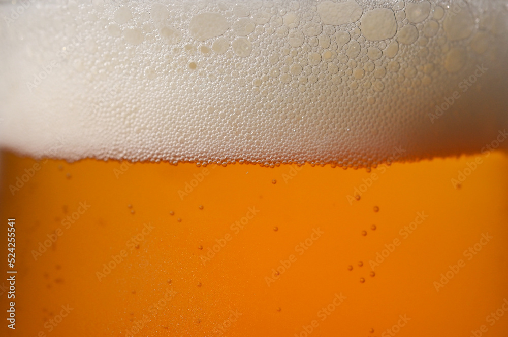 Pint Of Beer and Bubbles Shoot in Studio Pint Of Beer and Bubbles Shoot in Studio