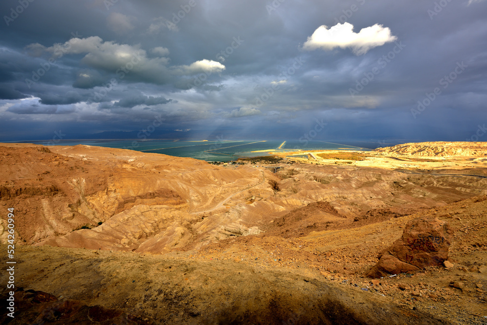Holy Land of Israel. Dead Sea lockout.