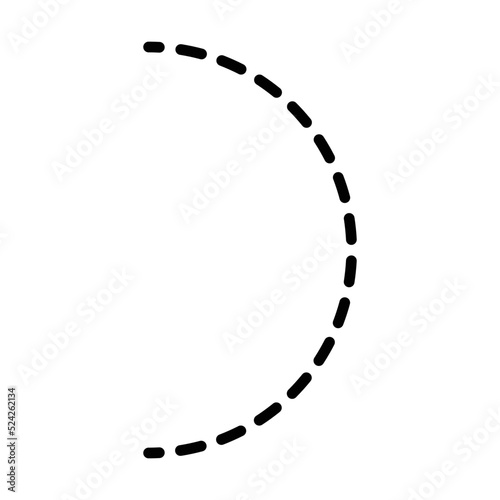 Prewriting tracing lines and curve shapes element for preschool, kindergarten and Montessori kids activities in vector illustration
