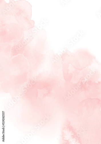 Abstract light pink watercolor background. Vector eps 10. © Xenia S