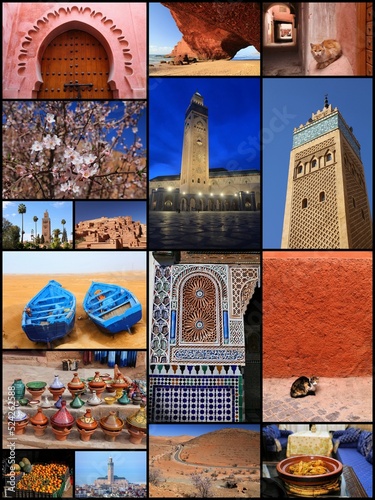 Morocco tourism postcard
