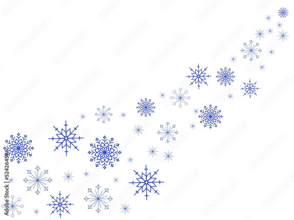 winter background, snowflakes are blue, blue on a white background. For greetings, layouts, invitations, cards or your decor winter background, snowflakes are blue, blue on a white background. For greetings, layouts, invitations, cards or your decor
