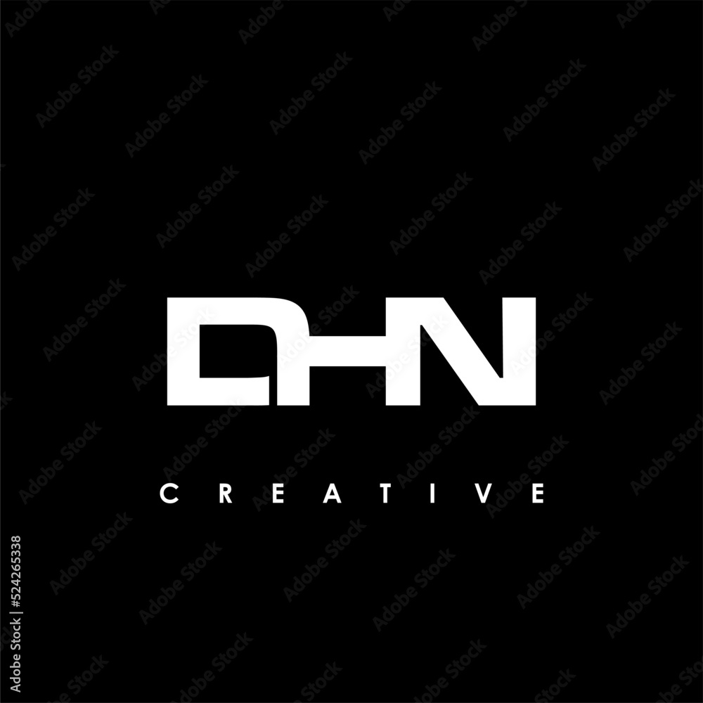DHN Letter Initial Logo Design Template Vector Illustration DHN Letter Initial Logo Design Template Vector Illustration