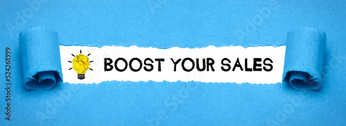 Obraz na płótnie Boost Your Sales