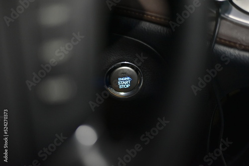 car engine start button